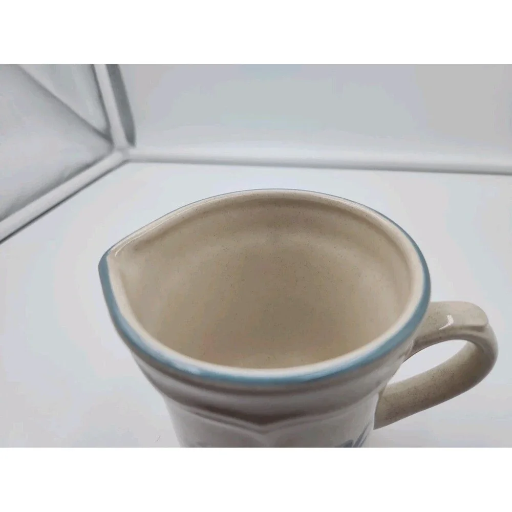 Creamer International Marmalade Stoneware Geese Ribbons Goose Cream Pitcher